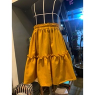 Custom yellow skirt