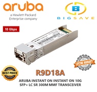 ARUBA R9D18A INSTANT ON 10G MULTI-MODEL LC SFP+ TRANSCEIVER