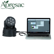 Aoresac อะแดปเตอร์อินเทอร์เฟซ USB to DMX LED DMX512 คอมพิวเตอร์ PC Stage Lighting Controller Dimmer