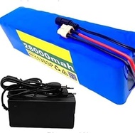 WZZHHJ 48V 28Ah E-Bike Li-ion Battery Pack, 13S3P Rechargeable Li-ion Battery with Charger, E-Bike S