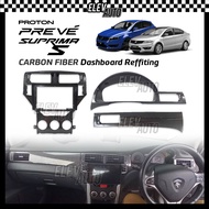 Proton Preve / Suprima S 3 IN 1 CARBON FIBER 9" Inch Casing Android Meter Panel Dashboard Reffiting