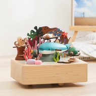 【海洋潛水】海洋系列 搖擺轉架音樂盒 | Wooderful life