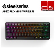 SteelSeries APEX PRO MINI WIRELESS 60% OmniPoint Adjustable Mechanical Gaming Keyboard (64842)