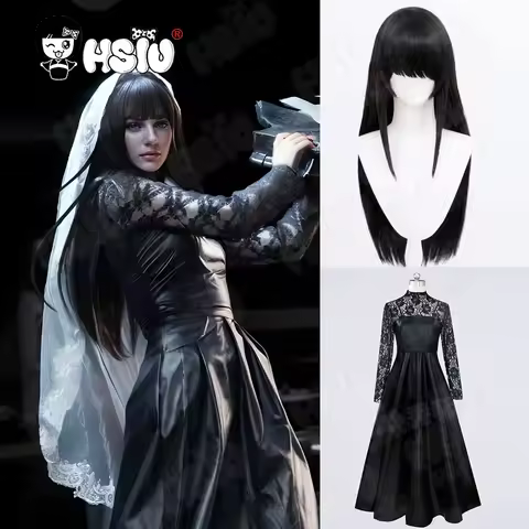 Osaragi Cosplay Costume Wig Fiber synthetic wigćHSIU ćimitation leather Dress Gothic Taro Sakamoto S
