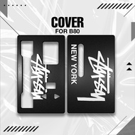 STUSSY1 BLACK WHITE MOTIF 3D Backdoor Panel for (B80) (Front Back)