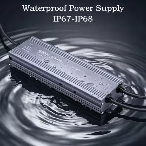 Waterproof LED Driver IP67 IP68 Power Supply AC 220V To DC 12V 24V Outdoor Lighting Transformer Adap
