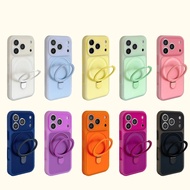 Magnetic Bracket Semi-Transparent Liquid Silicone ai Button All-Inclusive Suitable For iPhone 17 16 
