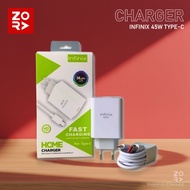 ZORA CHARGER INFINIX 45W FAST CHARGING ORIGINAL TYPE C 45 WATT INFINIX TECNO ITEL CHARGER