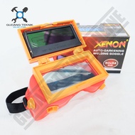 MATA GOOGLE MERAH XENON Red Auto Dark Welding Goggles Welding Darkening Welding Goggles XENON Auto D
