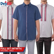 Original DepEd School Teacher Uniform 2025 for MALE National New Released Year 2025-2026 Complete Fu