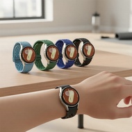 Magnetic Silicone Sport Strap for Galaxy Watch 7/6/5/4/FE - No Gap Band with Buckle, for Running & S