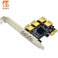 Usb 3.0 Gold Plated Btc Miner Mining PciE 1To4 Expansion Card S