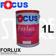 FOCUS FORLUX Gloss Enamel Anti-Fungus Paint 1L for wood and metal surface