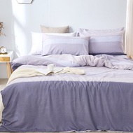 床包被套組-單人/雙人/加大/ 奧地利天絲 / 堇色彼岸 台灣製