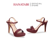 Hanatabi 11cm High Heel Women's Sandals with Cross Back C Sole TA Bigsize (34-41) Code HNSDG11F927