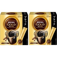 Nescafe Gold Blend Sticks Black 22p x 2 [Direct From Japan]