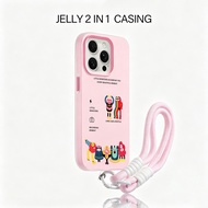 Monster Doodle Regular Cute Casing Oppo Reno 15F 15 Pro Max A6T Pro 5G A6X 14F A3X A5I A5 2025 A5 Pr
