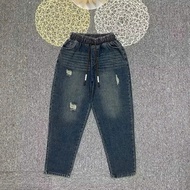 Quần Bò Nữ Jean Baggy Xước Cá Tính Dáng Bom Chất Đẹp Quần Jean Bò Dáng Baggy Xước Gối Cá Tính [M218