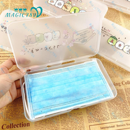 Watermelon Sakura Sumikko Gurashi Frosted Storage Box for Mask Organizer Plastic Cartoon Case