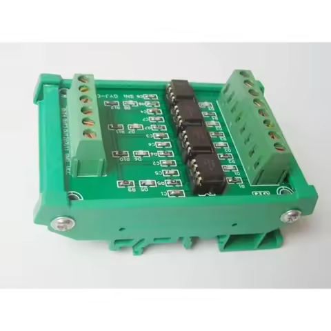 6N137 Optical Isolation Module / Signal Voltage Conversion NPN Output with Shell 2 4 8channels PLC I