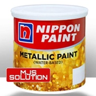 MJS SOLUTION CAT WARNA EMAS METALIC PAINT WATER BASE GOLD NIPPON PAINT SPARKLE BERBAHAN DASAR AIR ca