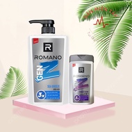 [Tặng chai 150g] Dầu gội Romano Gen Z Hương Sea Breeze/ Forest Cedar 610g/ chai - 2 mùi hương có sẵn