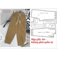 Drawing on A0 paper code 400 - bomb pants