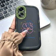 OPPO A58 4G A78 4G A58 5G A58X 5G A78 5G A1X 5G A2X 5G Case Silicone Cover Flower Butterfly Drawing 