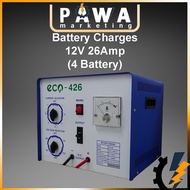 Eco Life 100% Authentic Malaysia Battery Charges 4Battery 12V 26Amps ECO426