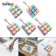 [Ioensy] Keyboard Toy with , Lightweight, Adult Gift, 9-Key Cubic Mechanical Keyboard