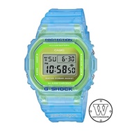 Casio G-Shock DW-5600LS-2 Digital Semi-Transparent Blue Resin Band Mens' Sports Watch DW-5600 DW5600 DW-5600LS-2DR