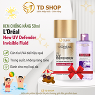 [Chính hãng] Kem chống nắng x20 thoáng da mỏng nhẹ L’Oreal Paris UV Defender Serum 50ml SPF 50++ - T