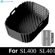 【COLORFUL】2PCS Silicone Air Fryer Liner Baking Basket for SL401 AF400UK AF300