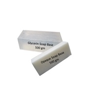 Glycerine (500 gm) &amp; Opaque Soap Base (500 gm), SLS/SLES FREE, DIY handmade soap. NO ALCOHOL USED, NO ANIMAL FAT
