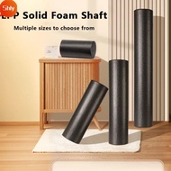 SHLY Yoga Column, High-Density Foam Black EPP Yoga Foam Roller, Durable Portable Solid Foam Shaft So