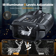 4K Night Vision Binoculars - Equipped With A Flashlight, Capable Of Illumination, Supplementary Ligh