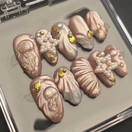 Making Cia - Shine In The Ocean Press On Nails | Press On Nails Aesthetic | Press On Nails | Press O