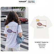 Unisex Badminton T-shirt Vsmash Sportwear "INSAGRAM POST" – High Quality Soft Baby Cotton Fabric, Co