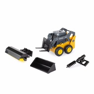 John Deere Big Farm 318G Skid Steer Toy Set - 1:16 Scale - Construction Toys with Unique Interchange