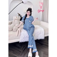 (January 21, 2026) new lotus collar short sleeves and long pants, soft and cool lace