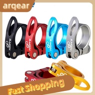 ARQEAR529453หนีบขาตั้งเบาะจักรยานอะลูมิเนียมแบบปลดเร็ว5สีตัวยึดเบาะจักรยานภูเขา BMX 31.8/34.9มม.