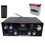 AK55 Amplifier Bluetooth-compatible Music Amplifiers for Home Car Karaoke 2 Channel HiFi Stereo AMP 