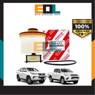 Toyota Genuine Fuel Filter (Paper) for Hilux GUN125/GUN126 & Fortuner GUN155/Penapis Minyak Diesel T