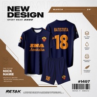 AS ROMA THIRD 2000-2001 Football Jersey Free custom name and number for adults and children Full Pri