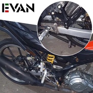 ▧  ∇ Raider 150 Rear Footrest(Rear Pedal) Original Full CNC Alloy Quality  For Suzuki Raider Motorc