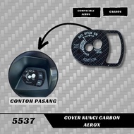 Aerox Motorcycle Carbon Ignition Key Cover Abs Material