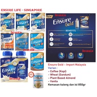 Ready Abbott Ensure NutriVigor Gold Life Milk 850gr Vanilla Wheat Chocolate Strawberry Plant Based