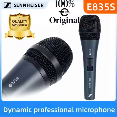 Original Sennheiser E835S Vocal Dynamic Microphon Wirele Handheld Professional Performanc Power Supp