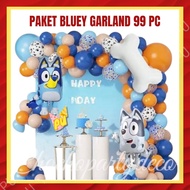 BLUEY GARLAND Balloon Package 99 PC BLUEY BINGO MUFFIN Birthday Decoration/