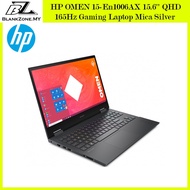 New HP OMEN 15-En1006AX 15.6'' QHD 165Hz Gaming  Laptop Mica Silver( Ryzen 9 5900HX, 16GB, 1TB SSD, RTX 3070 8GB, W10 )